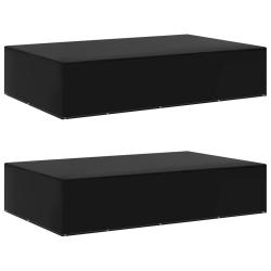 Housses de salon de jardin 2 pcs 12 oeillets 325x205x70 cm