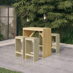 Meubles de bar de jardin 5 pcs Bois de pin impr&eacute;gn&eacute;