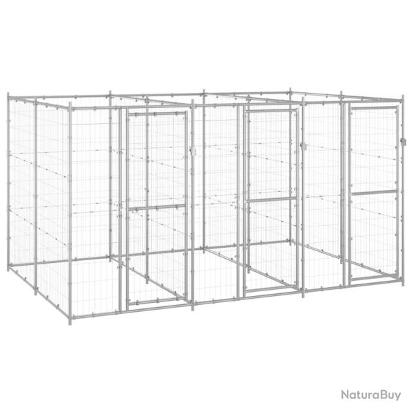 Chenil ext�rieur Acier galvanis� 7,26 m�