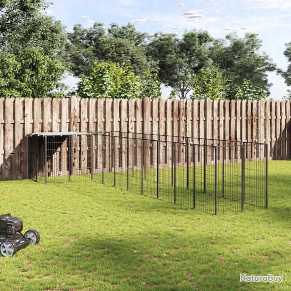 Chenil Noir 7,26 m� Acier