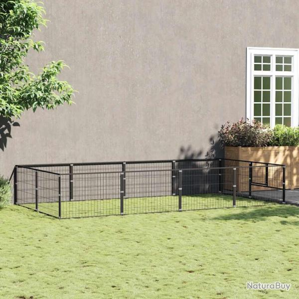 Chenil Noir 8 m� Acier