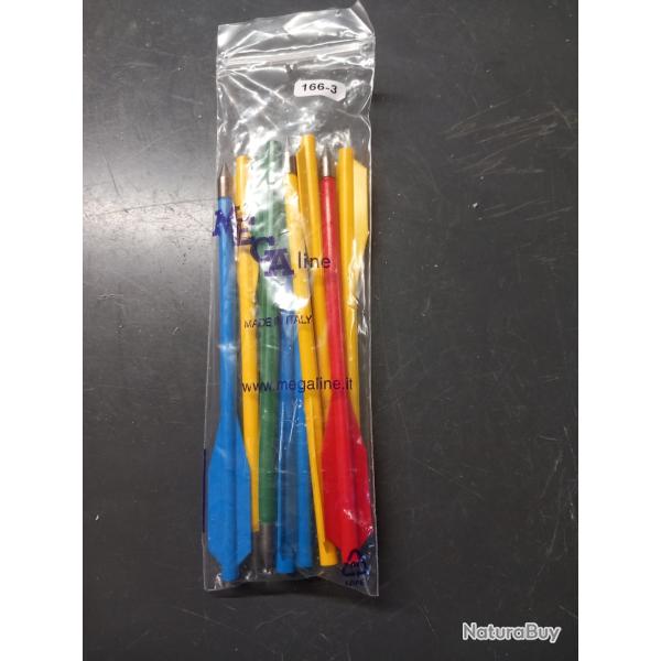 Lot de 10 carreaux pour pistolet arablete marque megaline