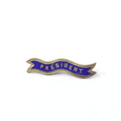 Ancien insigne / badge de fonction PRESIDENT