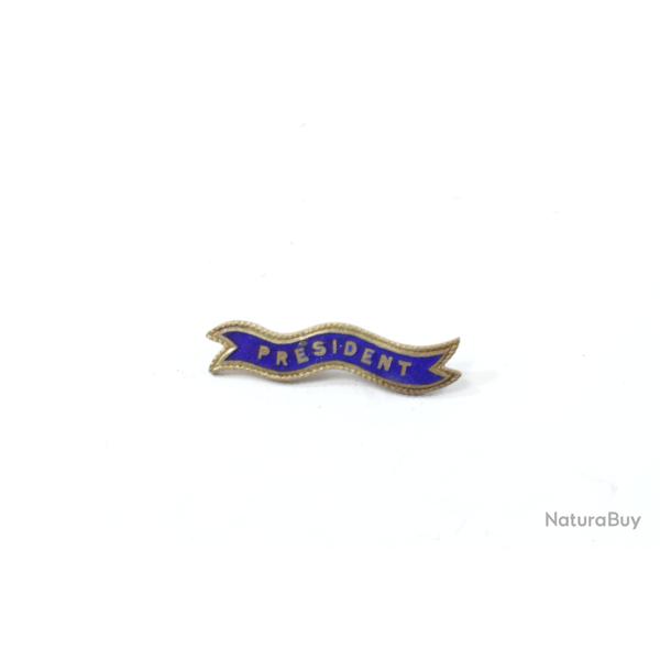 Ancien insigne / badge de fonction PRESIDENT