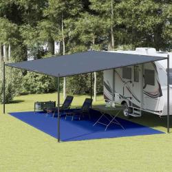 Tapis de tente 400x700 cm Bleu PEHD