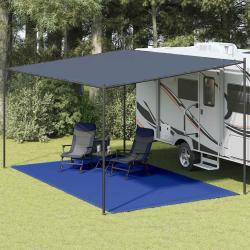 Tapis de tente 300x500 cm Bleu PEHD