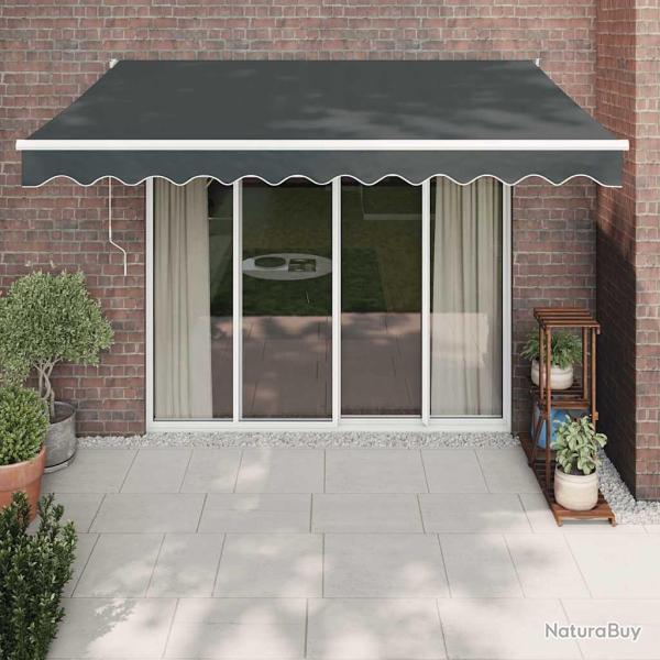 Auvent r�tractable automatique anthracite 3,5x2,5 m