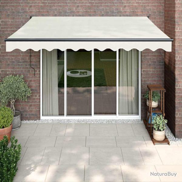 Auvent r�tractable automatique cr�me 3x2,5 m