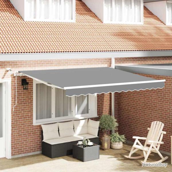 Cadre d'auvent Blanc 3 x 2,5 m Aluminium