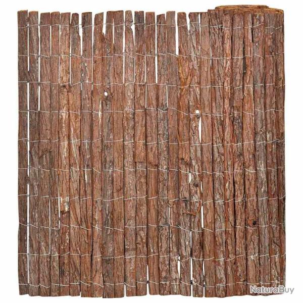 Cl�ture en �corce Marron 100 x 600 cm �corce