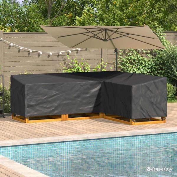 Housse pour meubles Noir 250 x 180 x 80 cm Tissu Oxford 420D