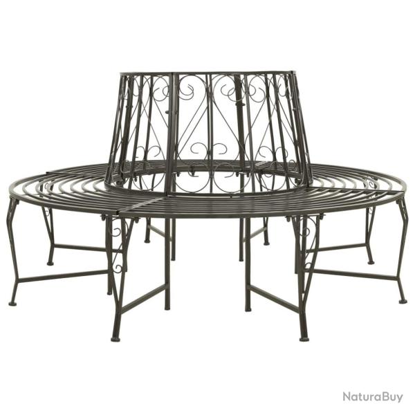 Banc circulaire de jardin 160 cm Acier