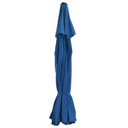 Tissu de remplacement pour parasol d'ext&eacute;rieur Bleu azur&eacute; 515cm