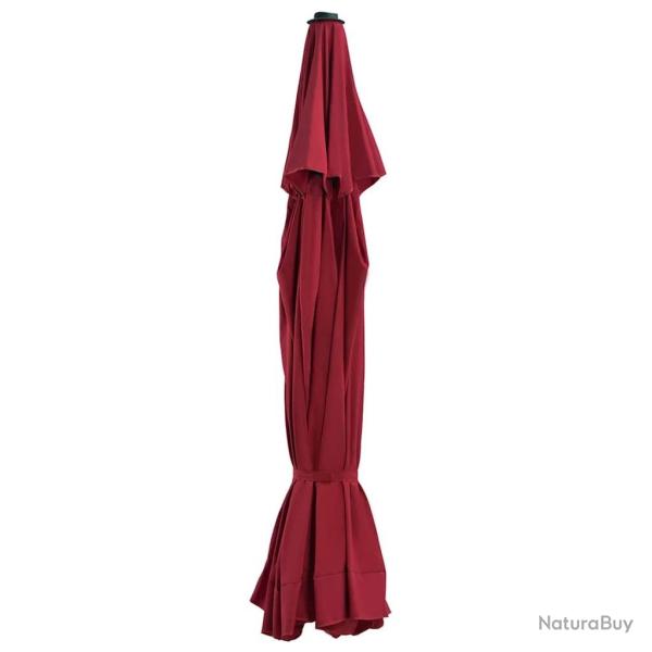 Tissu de remplacement pour parasol d'ext�rieur Bordeaux 515 cm
