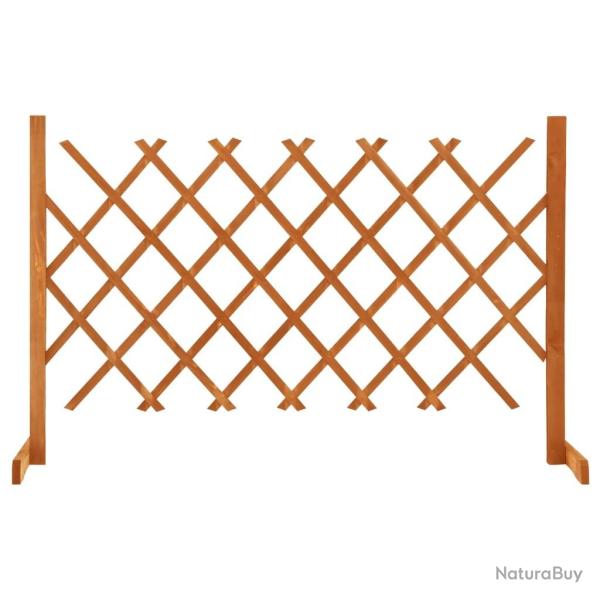 Cl�ture en treillis de jardin Orange 120x90 cm Bois de sapin