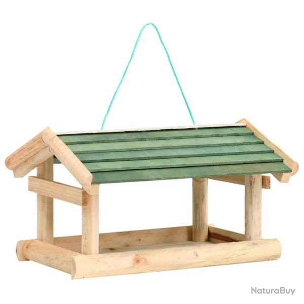 Mangeoire � oiseaux Bois de sapin 35x29,5x21 cm