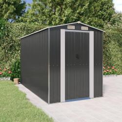 Abri de jardin Anthracite 192x357x223 cm M&eacute;tal galvanis&eacute;