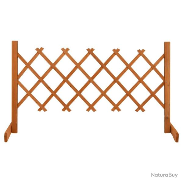 Cl�ture en treillis de jardin Orange 120x60 cm Bois de sapin