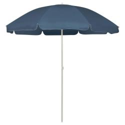 Parasol de plage bleu 240 cm