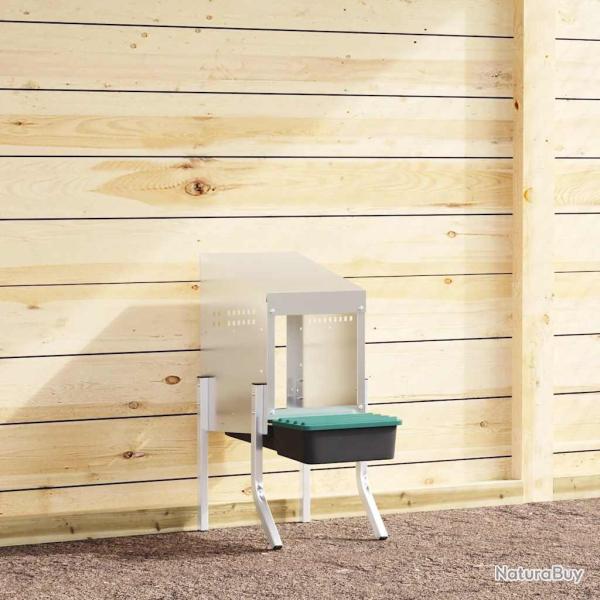 Nichoir � poules1 compartiment avec pieds en acier galvanis�
