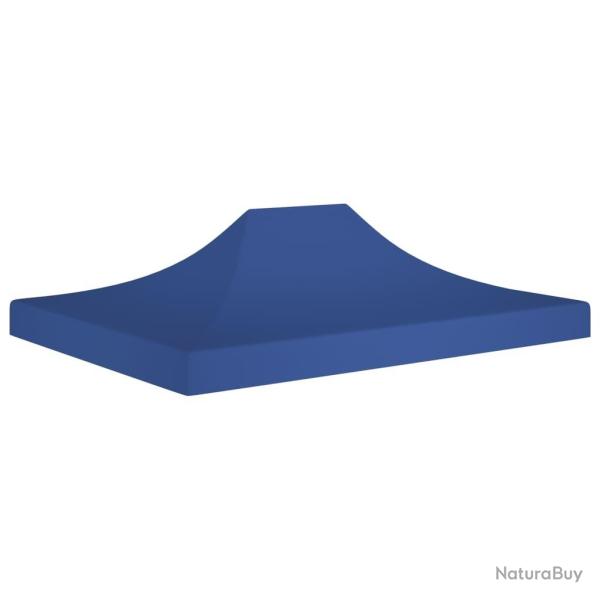 Toit de tente de r�ception 4,5x3 m Bleu 270 g/m�