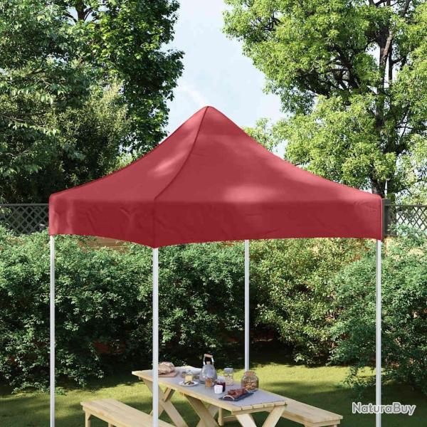 Toit de tente de r�ception 2x2 m Bordeaux 270 g/m�