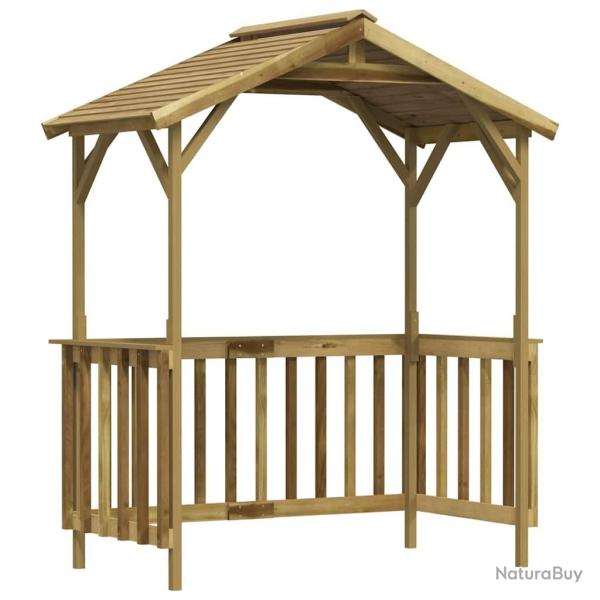 Abri de barbecue 163,5x93x210 cm Bois de pin impr�gn�