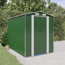 Abri de jardin Vert 192x274x223 cm M&eacute;tal galvanis&eacute;