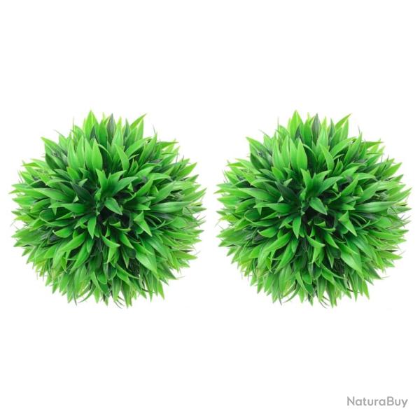 Boules de buis artificielles 2 pcs 30 cm