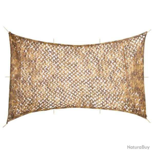 Filet de camouflage avec sac de rangement 600x414 cm sable