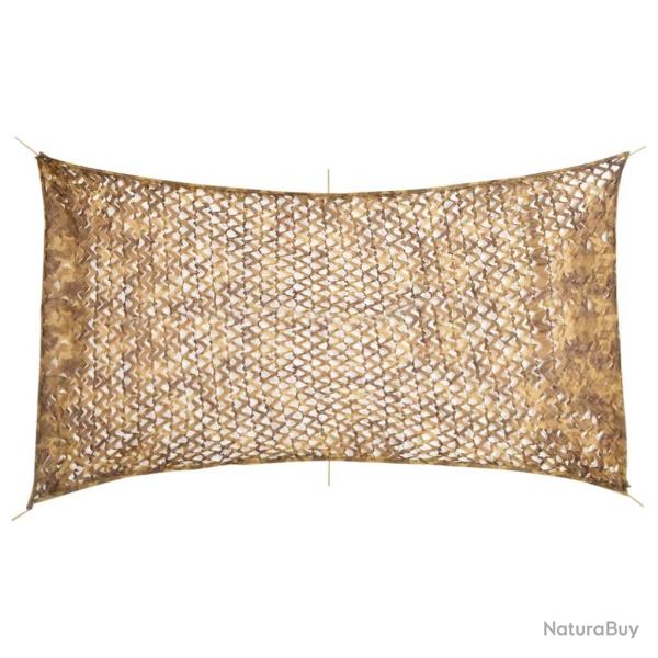Filet de camouflage avec sac de rangement 506x279 cm sable