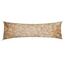Filet de camouflage avec sac de rangement 519x142 cm sable