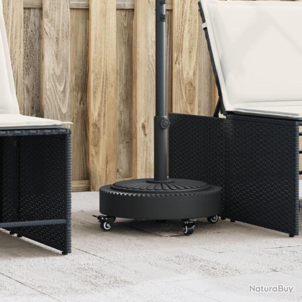 Base de parasol avec roues pour m�ts �38 / 48 mm 27 kg rond