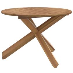 Table de jardin &Oslash;109x74 cm bois de teck solide