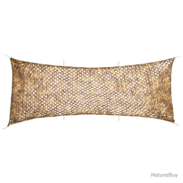 Filet de camouflage avec sac de rangement 623x203 cm sable