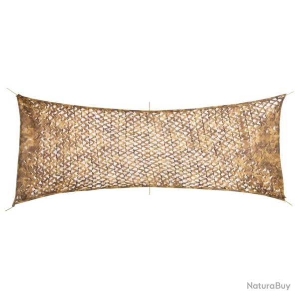 Filet de camouflage avec sac de rangement 525x205 cm sable