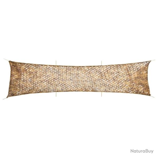 Filet de camouflage avec sac de rangement 613x138 cm sable