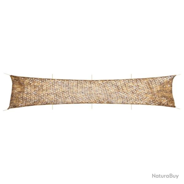 Filet de camouflage avec sac de rangement 844x142 cm sable