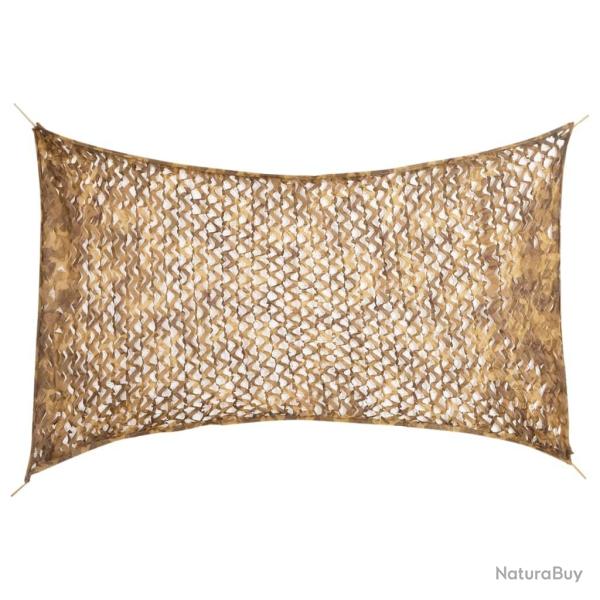 Filet de camouflage avec sac de rangement 292x213 cm sable
