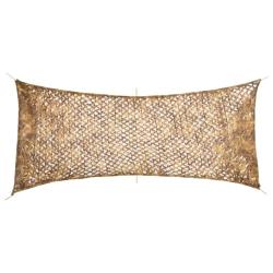 Filet de camouflage avec sac de rangement 409x206 cm sable