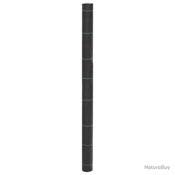Membrane anti-mauvaises herbes noir 1,5x5 m PP