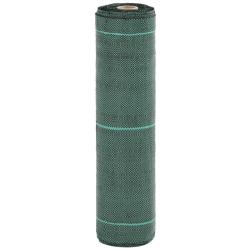 Membrane anti-mauvaises herbes verte 0,5 x 100 m PP