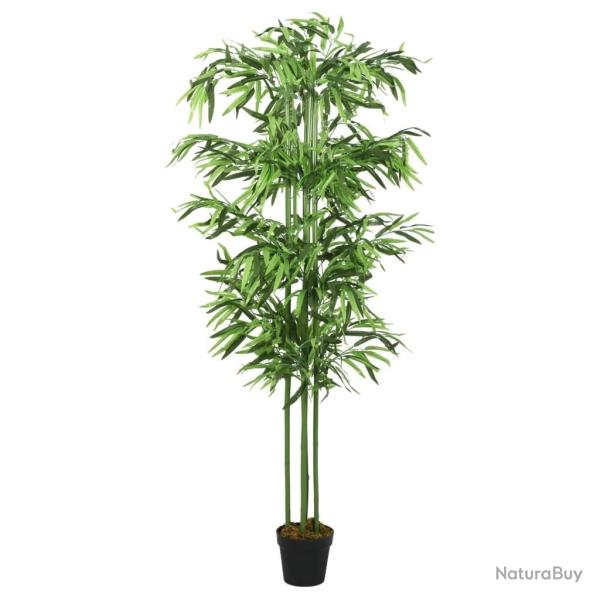 Bambou artificiel 864 feuilles 180 cm vert
