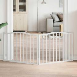 Barri&egrave;re pour chien pliable 2 panneaux 160 cm bois de peuplier