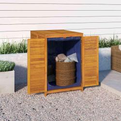 Bo&icirc;te de rangement de jardin 70x87x104 cm bois massif d'acacia