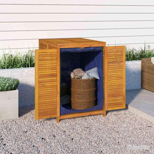 Bo�te de rangement de jardin 70x87x104 cm bois massif d'acacia