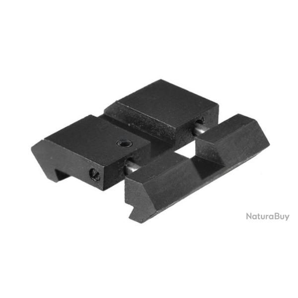 Lot de 2 adaptateurs pour rails 11 mm - 21 mm