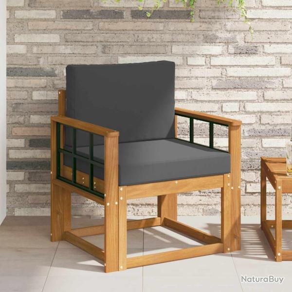 Canap� d'ext�rieur Bois d'acacia massif et polyester Naturel