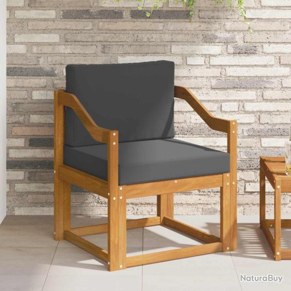 Canap� d'ext�rieur Bois d'acacia massif et polyester Naturel