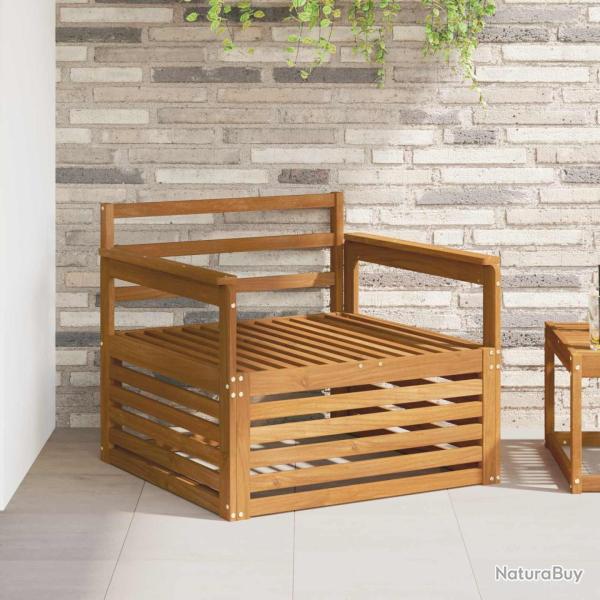 2 Pi�ce Canap� avec Accoudoirs Bois d'Acacia Massif Naturel